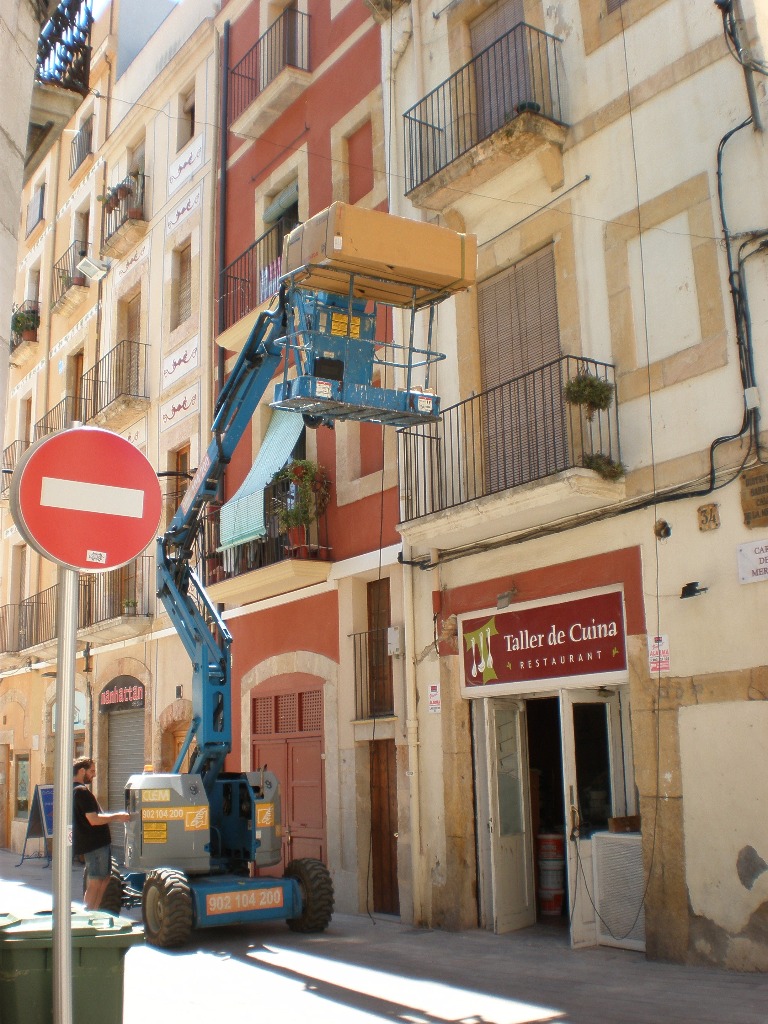 Instalacion de climatizador de aire en tejado Tarragona